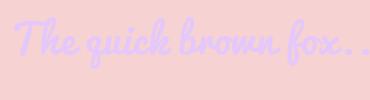 Image with Font Color E4C8FB and Background Color F6D2D2